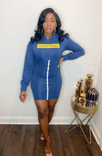 Load image into Gallery viewer, Everything zip up sweat dress
