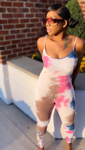 Load image into Gallery viewer, “ Skyline” tye dye jumpsuit
