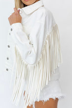 Load image into Gallery viewer, Rodeo | Fringe denim jacket
