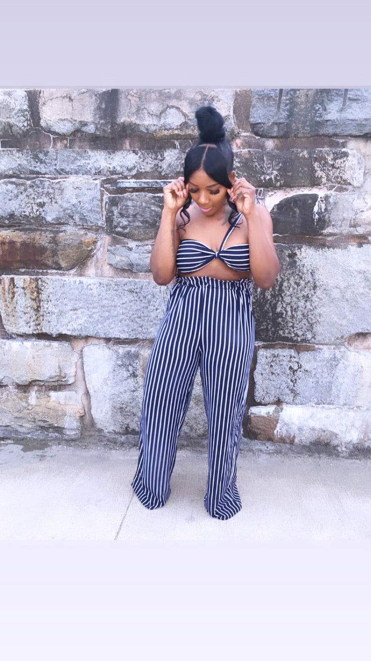 Broad walk | navy two piece set