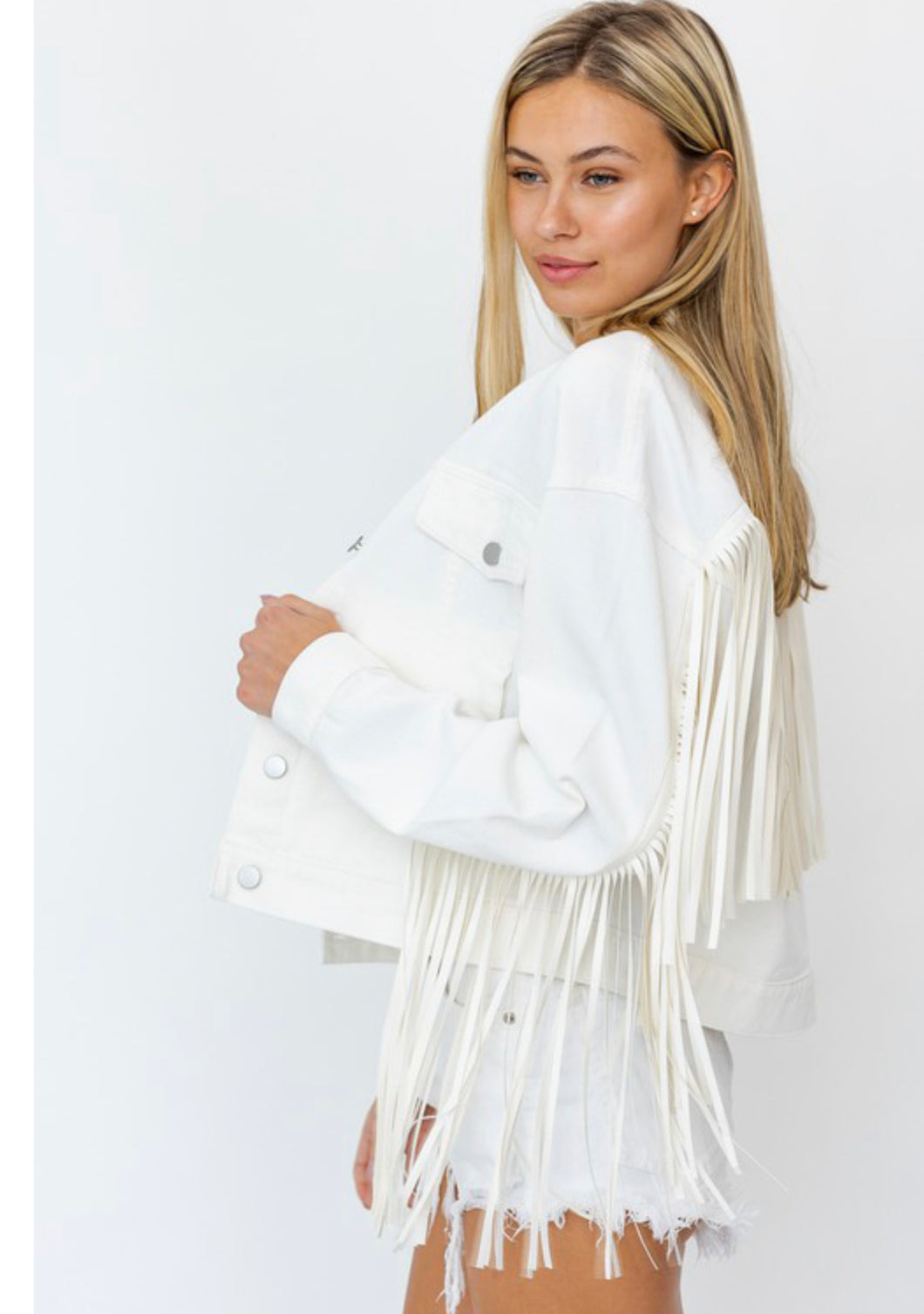 Rodeo | Fringe denim jacket