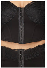 Load image into Gallery viewer, Allure | two piece, lace corset set
