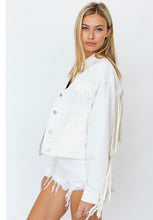 Load image into Gallery viewer, Rodeo | Fringe denim jacket
