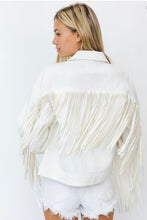 Load image into Gallery viewer, Rodeo | Fringe denim jacket
