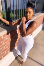 Load image into Gallery viewer, “ Boujie “ White Bandage Jumpsuit
