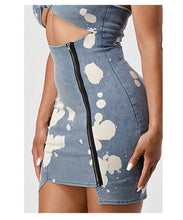 Load image into Gallery viewer, Check mate | denim dress
